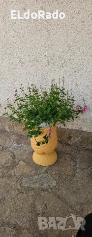 бетонна кашпа/саксия , снимка 3 - Саксии и кашпи - 49848819