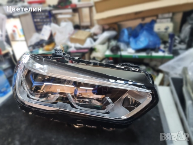 Десен фар BMW X5 G05 X6 G06 Laser desen far бмв х5 х6 г05 г06, снимка 3 - Части - 52950380