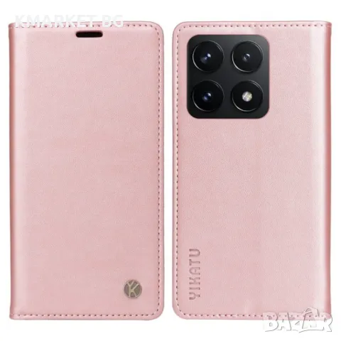 Xiaomi 14T YIKATU YK-001Wallet Кожен Калъф и Протектор, снимка 3 - Калъфи, кейсове - 47790896