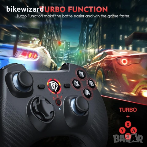 EasySMX Безжичен  джойстик 2.4G  за компютър двойна вибрация  НОВ, снимка 2 - Джойстици и геймпадове - 53750981