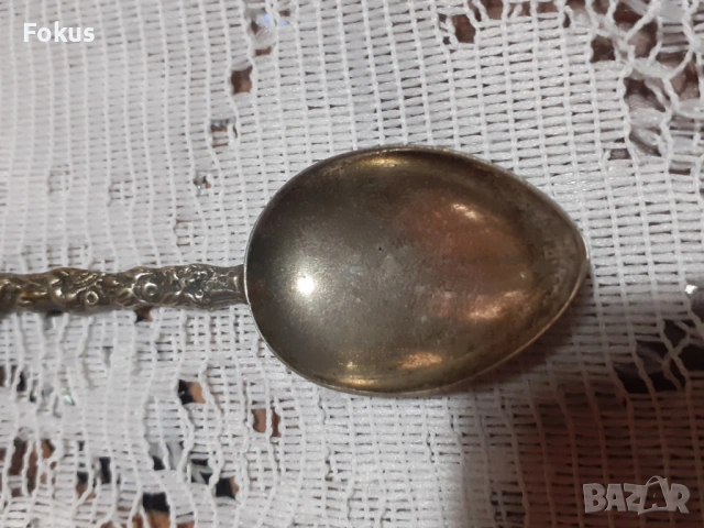 Стара антикварна малка колекционерска лъжичка Италия - N4, снимка 2 - Антикварни и старинни предмети - 53698280