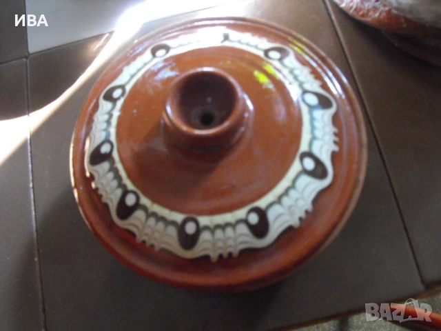 Троянска керамика: гювечета с капак., снимка 2 - Сервизи - 50662291