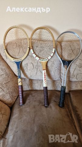 Ретро тенис ракети, снимка 2 - Тенис - 46404596