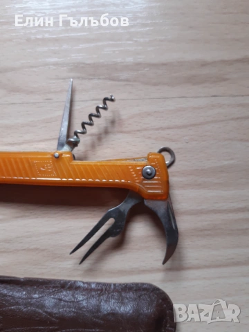 Колекционерско джобно ножче, СССР с много приставки, снимка 4 - Колекции - 54038436