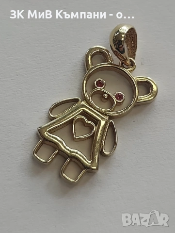 Златна висулка 1.98гр-14к, снимка 2 - Колиета, медальони, синджири - 54033732