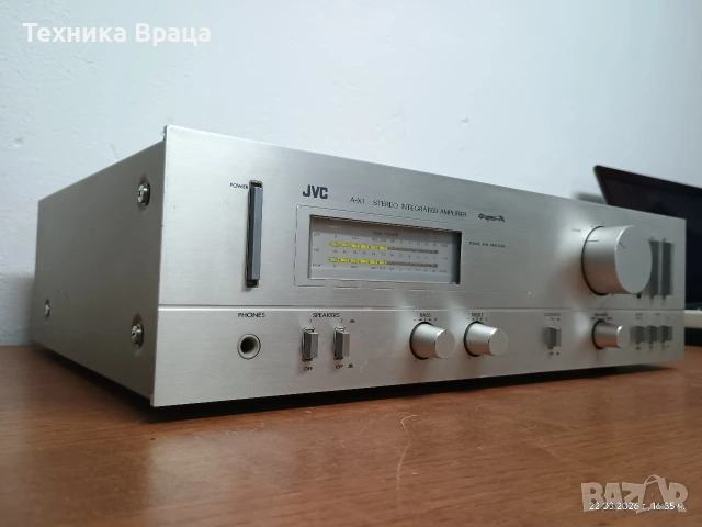 JVC A-X1. Японски стерео интегриран усилвател. Изпращам видео. , снимка 2 - Ресийвъри, усилватели, смесителни пултове - 53937611
