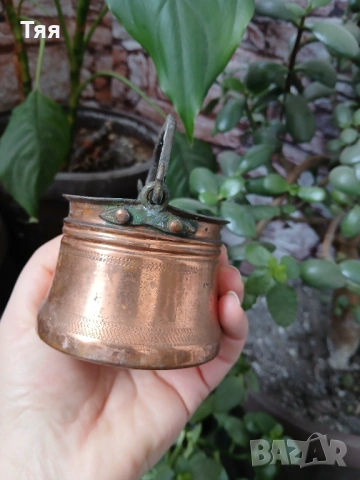 Малко бакърче 0.200 мл, снимка 2 - Антикварни и старинни предмети - 53654885