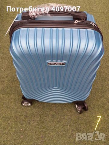 Стилен куфар с колелца за ръчен багаж с твърдо покритие 40/30/20см, снимка 7 - Куфари - 45660607