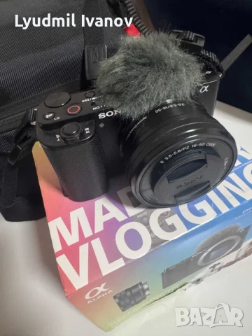 Камера sony zv-e10, снимка 2 - Камери - 53332978