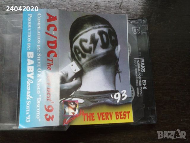 AC/DC - Baby Records The very best касета, снимка 1 - Аудио касети - 45666274