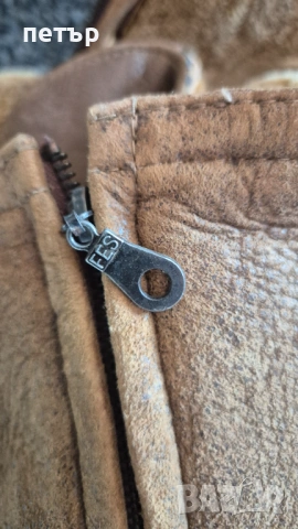 Мъжко кожено яке, снимка 6 - Якета - 53845062