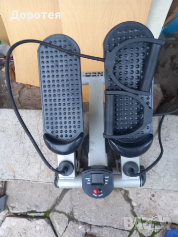 Фитнес степер с ластици за тренировка 