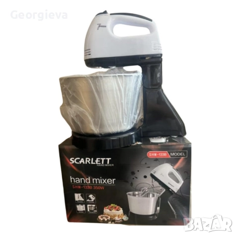Планетарен миксер с метална купа SCARLETT SHM-133B, снимка 11 - Миксери - 52052645