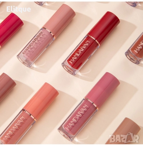 Сет от 12 течни дълготрайни матови червила HANDAIYAN, снимка 10 - Козметика за лице - 52870996