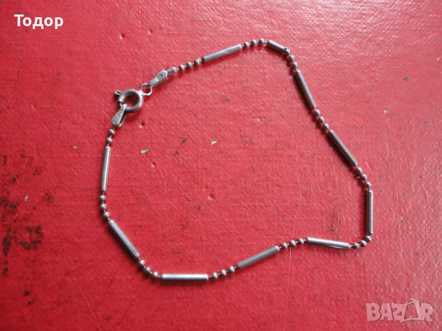 Италианска сребърна гривна 925, снимка 4 - Гривни - 54080437