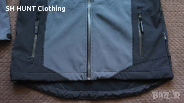 HELLY HANSEN 74006 SOFTSHELL SEVILLA GRIS Work размер М работен суичър вятърно устойчив W4-110, снимка 8 - Суичъри - 51966635