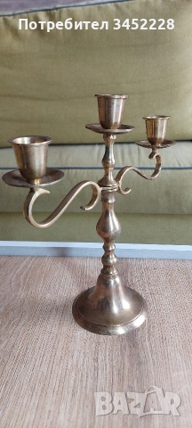 Свещник бронз за ценители , снимка 2 - Декорация за дома - 54165247