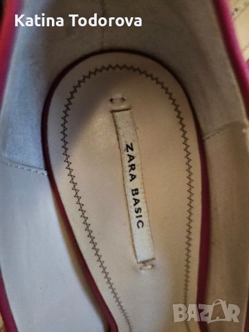 Елегантни обувки на ток Zara-номер 38, снимка 4 - Дамски обувки на ток - 45075713