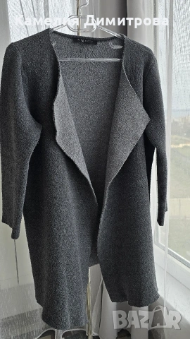 Сиво плетено сако/жилетка AMISU – XS/S