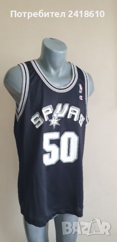 Champion David Robinson #50 San Antonio Spurs Vintage 90S Mens Size 44 - S /M ОРИГИНАЛ! МЪЖКИ Баскет, снимка 2 - Спортни дрехи, екипи - 45996578