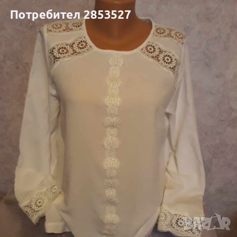 Бяла Дамска Риза, снимка 2 - Ризи - 45456637