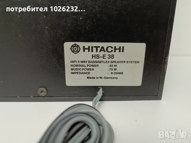 Hitachi hs-e38, снимка 4 - Тонколони - 48873068