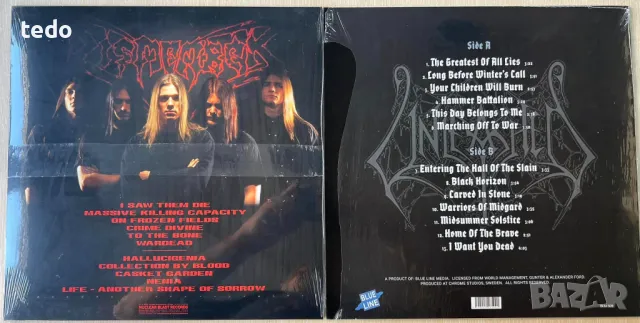 Dismember и  Unleashed LP, снимка 2 - Грамофонни плочи - 47468250