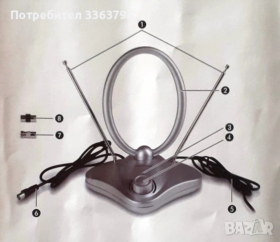 Стайна антена с вграден усилвател, снимка 11 - Приемници и антени - 54008054