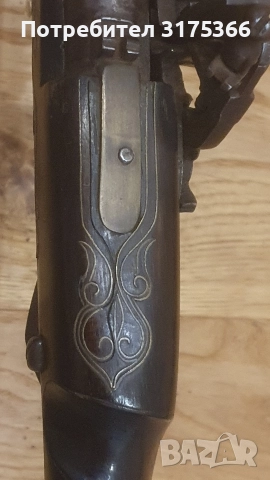 Критска изографисана с набивки кремъчна пушка, снимка 5 - Антикварни и старинни предмети - 52677167