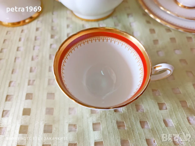 Пълен английски порцеланов сервиз, костен порцелан, снимка 12 - Сервизи - 51064239