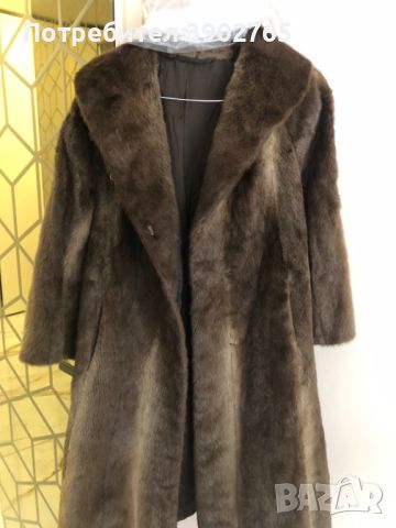 Елегантно палто от визон, снимка 1 - Палта, манта - 45108474