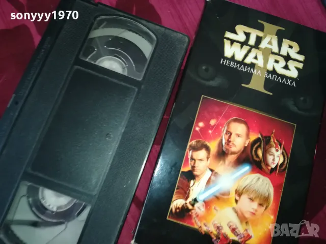 STAR WARS I-НЕВИДИМА ЗАПЛАХА-VHS VIDEO ORIGINAL TAPE 2012241833, снимка 2 - Други жанрове - 48418317