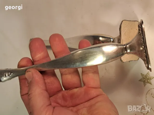 две немски сребърни вазички, снимка 13 - Вази - 49923303