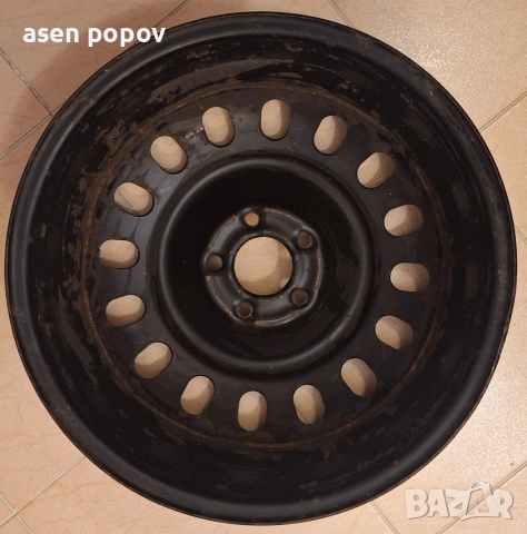 Стоманена джанта 17 (Пежо), снимка 3 - Гуми и джанти - 54237793