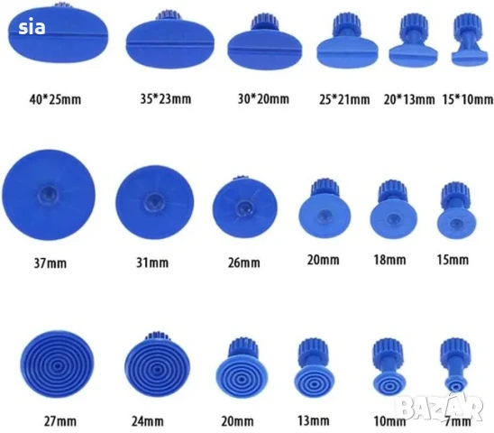 Комплект за изправяне на вдлъбнатини, Инструмент PDR , снимка 6 - Аксесоари и консумативи - 51037441