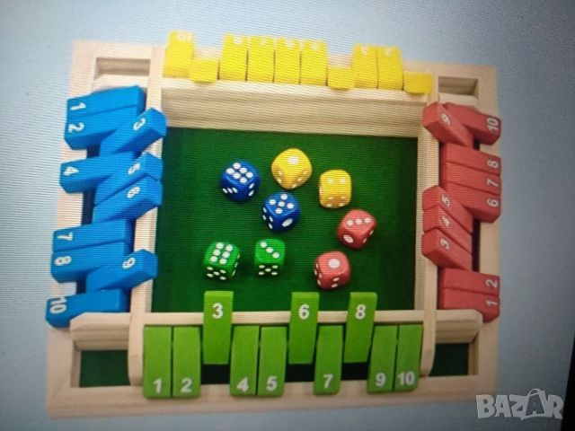 Shut the Box - забавна игра със зарове за двама или повече играчи, снимка 3 - Образователни игри - 45169776
