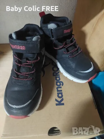 Детски обувки Kangaroos K-TCS Carlo Edge Black Red, EU 29, снимка 2 - Детски боти и ботуши - 49614854