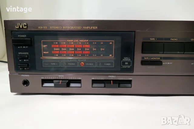 JVC AX-33  Stereo Integrated Amplifier, снимка 2 - Ресийвъри, усилватели, смесителни пултове - 48730593