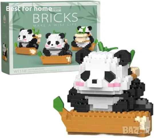 Сладка панда- мини строителен конструктор за деца и възрастни HOCHE