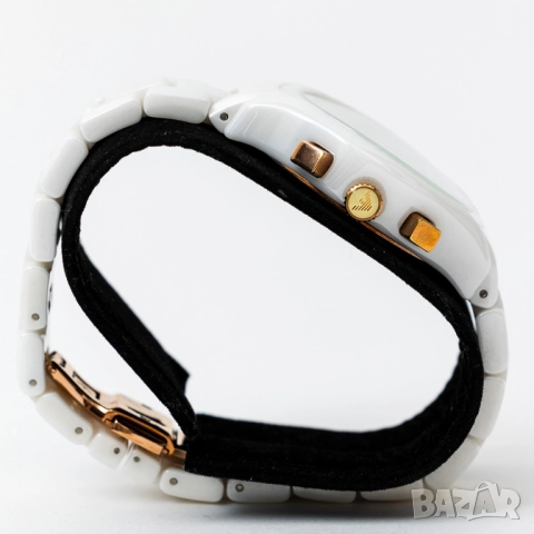 Оригинален дамски часовник Emporio Armani AR1417 Ceramica Chronograph -50%, снимка 4 - Дамски - 52240461