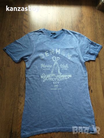 denham - страхотна мъжка тениска КАТО НОВА С, снимка 4 - Тениски - 45718216