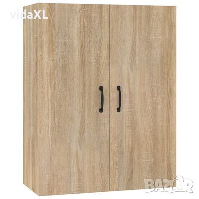 vidaXL Окачен шкаф, дъб сонома, 69,5x34x90 см, инженерно дърво（SKU:812270