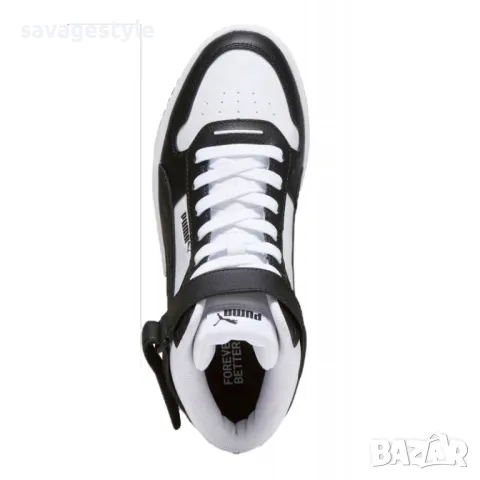 Дамски спортни обувки PUMA Carina Street Mid Shoes White/Black, снимка 4 - Маратонки - 48626223