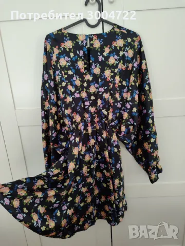 Дамска рокля с флорални мотиви, снимка 6 - Рокли - 50436003