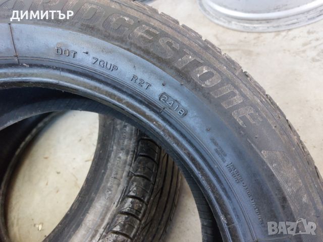 2 бр.летни гуми Brigestone 225 55 17 dot 2418 цената е за брой!, снимка 6 - Гуми и джанти - 45254060