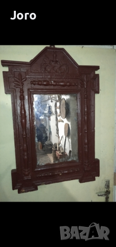 стари големи дървени огледала, снимка 2 - Колекции - 44992771