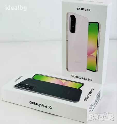НОВ! Samsung Galaxy A56 5G 256GB 8RAM Black / Pink 2г. Гаранция!, снимка 2 - Samsung - 50972981