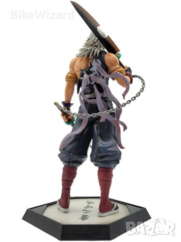 JAW REX Demon Slayer Young Tengen Uzui Big Anime Фигура 32cm The Sound Hashira НОВА, снимка 6 - Колекции - 46174516