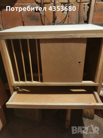 Клетка за гълъби Размери: 60x42x40 см, снимка 4 - Гълъби - 53661164