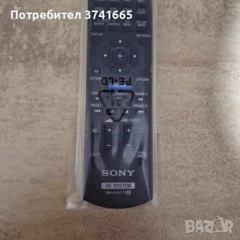 Дистанционно за ресивър Sony RMT-AAU170, снимка 3 - Аудиосистеми - 48421397